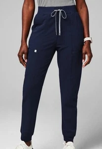 Fabletics Women’s High Rise Scrub Jogger On Call Medium Regular Length Navy NWT - Picture 1 of 2