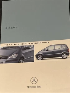 Mercedes A Class Piccadilly Special Edition Brochure Car Sales Info 1995 - Picture 1 of 3