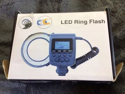 HD-130 Flash Light Macro 48LEDS Ring Light for Nikon Canon DSLR Camera - Image 1 of 4