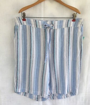 Per Se Livin' in Linen Women's Tie-Waist Shorts 1XL with Tags - Image 1 of 4