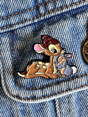 Walt Disney Bambi And Thumper Cute Enamel Pin - Excellent Condition - Image 1 of 3