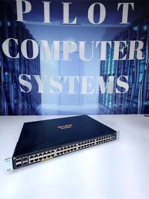 HP Aruba 2930F JL256A 48G POE+ 4SFP+ 48 Port POE Rack Mount Switch - Image 1 of 4
