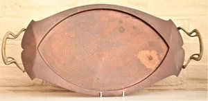 Arts and Crafts Copper Tray with Brass Handles by Sankey England 1900s - Picture 1 of 12