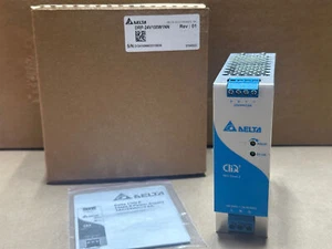 DELTA Cliq DIN Rail AC-DC Netzteil 1PH Ausgang 24V DC /Input 100-240V AC 3,8A - Bild 1 von 8