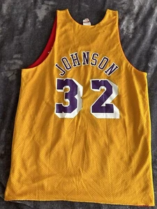 Mitchell & Ness HWC NBA Lakers Magic Johnson 32 Wendetrikot - Größe L - Bild 1 von 10