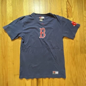 Vintage Boston Red Sox Nike Center Swoosh T-Shirt Adult Small Kids Size Large - Picture 1 of 6