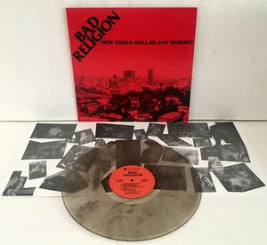 BAD RELIGION how could hell be Lp CLEAR w/ Smoke VINYL Record with lyrics insert - Picture 1 of 2