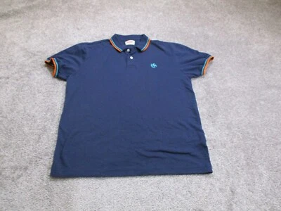 Bench Shirt Mens XL Blue Striped Detailed Western Cowboy Polo Shirt - Image 1 of 4
