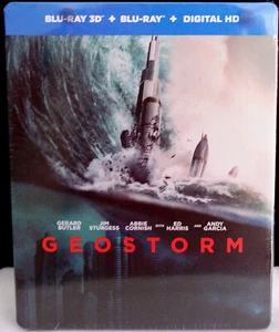 BLU RAY STEELBOOK GEOSTORM 3D + 2D *** NEU + OVP *** - Bild 1 von 2