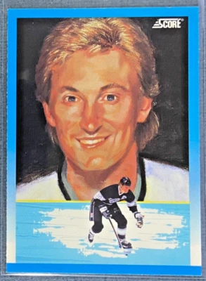 Wayne Gretzky DT 1991-92 Score Canadian Bilingual #376 - Image 1 of 2