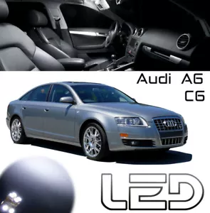 Pour AUDI A6 C6 16 Ampoules LED Plafonnier Miroir courtoisie Sols portes Coffre - Bild 1 von 7