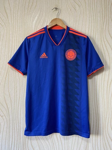 COLOMBIA 2018 AWAY FOOTBALL SHIRT SOCCER JERSEY ADIDAS CW1562 sz M BLUE Cover
