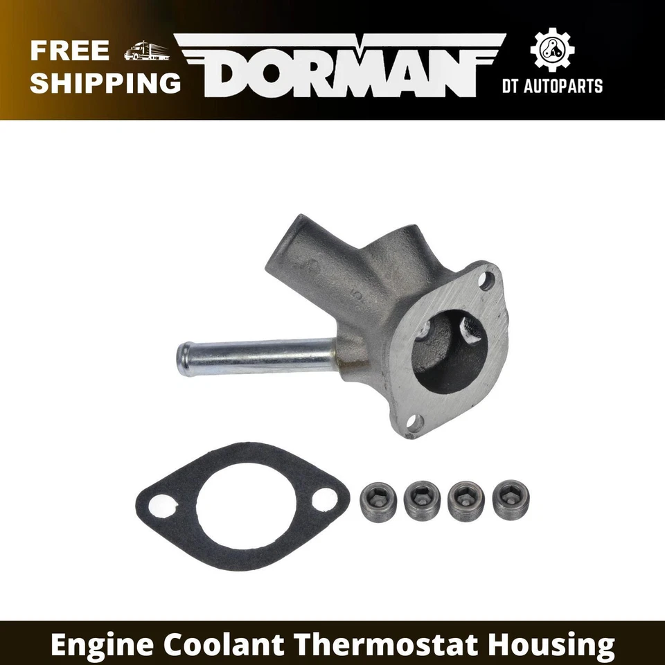 Carcasa termostato refrigerante motor Dorman V6 2,8 L Ford Mustang II 1974-1978 Foto 1 de 4