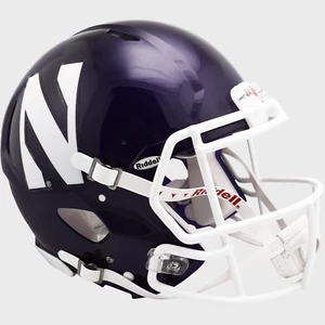 Auténtico casco de fútbol americano NORTHWESTERN WILDCATS NCAA Riddell SPEED - Imagen 1 de 1