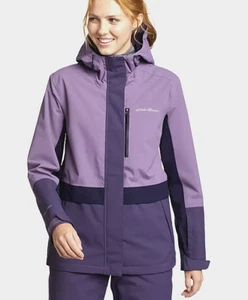 Eddie Bauer Women's Funski Shell Jacket NWT Small color Dusty Lilac - Picture 1 of 4