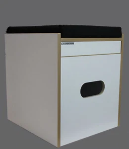 Toiletten Hocker Porta Potti 335 Weiß inkl. Polster schwarz ohne Toilette - Bild 1 von 4