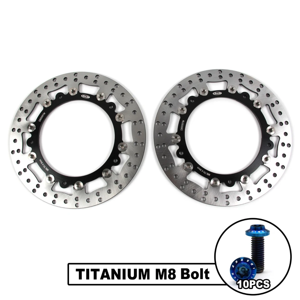 Rotores de freio dianteiro + parafusos parafusos parafusos para BMW R1150GS Adventure 2002 2003 2004 2005 - Imagem 1 de 4