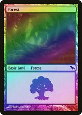 Forest (299) FOIL Shadowmoor PLD Basic Land MAGIC THE GATHERING CARD ABUGames