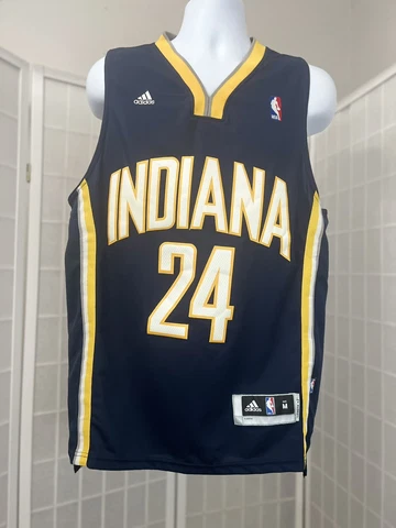 Adidas NBA Indiana Pacers Paul George #24 Swingman Jersey Mens Sz Medium Cover
