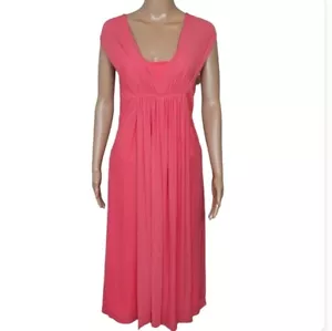 Stitches Australia tent dress Sz 12 NWT Orange Lace empirewaist maternity draped - Picture 1 of 5