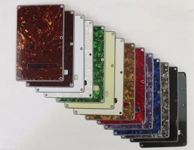 GUITARS ELECTRIC Stratocaster hintere TREM BACK PLATE COVER passt Import Strat Gitarren 14 Farben