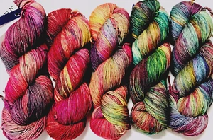 ARCO IRIS Multis 100gr Skein 440yd Malabrigo SOCK x-Soft SW Merino Wool Fgr YARN - Picture 1 of 12