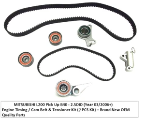 KIT TENSOR CORREA DISTRIBUCIÓN NUEVO PARA MITSUBISHI L200 B40 KB4T 4D56U 2.5DiD (2006+) - Imagen 1 de 1