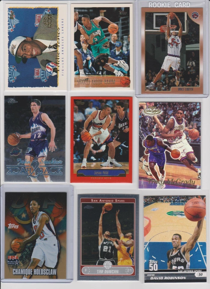 Misc. Topps Basketball U-pick NM you pick stars RC rookies inserts base HOF - Image 1 of 1