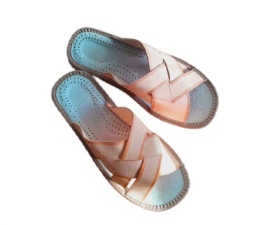 Zapatillas Hombre Cuero Genuino Estilo Montaña FOLK Hechas a Mano Europa Foto 1 de 4