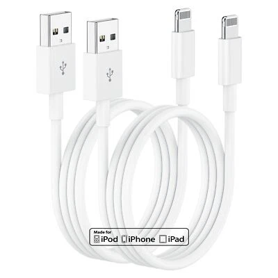 10ft iPhone Charger Apple Certified Long Apple Charging Cord10 Feet Original ... - Image 1 of 4