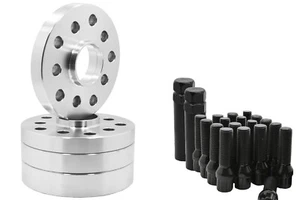 20 MM & 25 Hub Centric Spacers & Spline Lug Bolts for 5x112 MM BMW Models - Picture 1 of 7