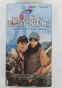 The Siege at Ruby Ridge VHS 2001 2-Tape Set Sealed Randy Quaid Laura Dern - Picture 1 of 11