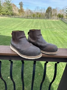 Carhartt Steel Toe Wedge Work Boots Chelsea FW5233-M 11.5 M Slip On READ READ - Picture 1 of 24
