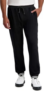 Karl Lagerfeld Paris Herren Jogginghose mit Kontrastbesatz, schwarz, XL - Bild 1 von 3