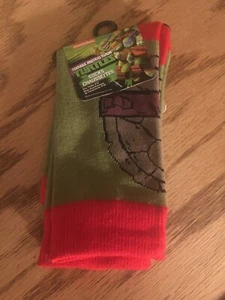 Teenage Mutant Turtles - Raphael Crew Calcetines Talla: 9-11 ~TOTALMENTE NUEVOS~ - Imagen 1 de 3