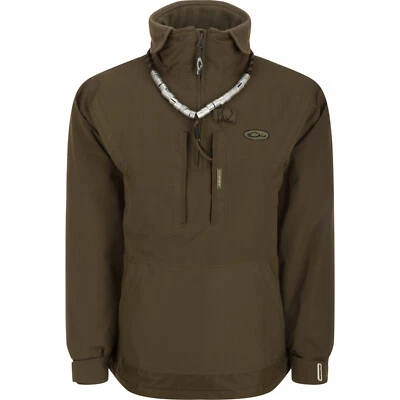 Drake Waterfowl MST Waterproof Fleece-Lined 1/4 Zip Jacket Old School Camo - Image 1 of 4