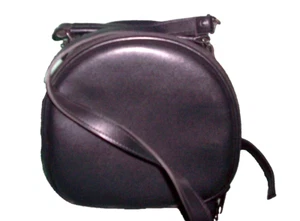 Bolso de hombro redondo negro para cámara 22 x 10 x 21 cm nuevo - Imagen 1 de 6