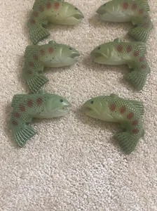 10 cubiertas de luces navideñas de cadena de peces trucha - Imagen 1 de 8