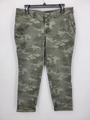 Eddie Bauer Jeans Womens 10 Petite Camo Legend Wash Stretch Boyfriend Slim - Image 1 of 4