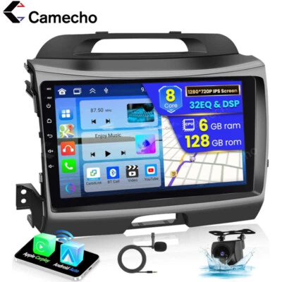 6+128GB Für KIA Sportage 3 2010-2016 Android 15 Carplay Autoradio Navi RDS WIFI - Bild 1 von 4