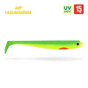 Lieblingsköder Vert Citron 15cm/20g/3 Pièce Poissons Caoutchouc - Photo 1/2