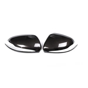 Right Hand Drive Carbon Style Mirror Cover Caps Trim fit for Benz C E W205 W213 - Picture 1 of 4