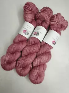 Hand Gefärbt Sw Merino Garn, Aran Gewicht, 100g, Granat - Bild 1 von 6