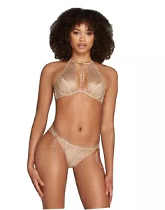 agent provocateur Gayle Golden Bra (34D) And Panty (AP2) set. BNWT - Picture 1 of 3