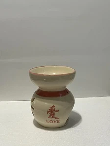 Ceramic Love Design/ Tealight Candle Holder Fragrance Oil Warmer/Diffuser - Picture 1 of 4