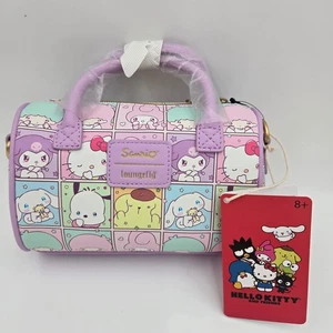 Bolso Bandolera Sanrio Loungefly Hello Kitty & Friends Barril Monedero Missing You - Imagen 1 de 6