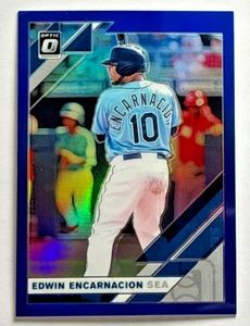 Edwin Encarnación 2019 Donruss Optic Blue Holo Parallel #'d/75 Seattle Mariners - Imagen 1 de 3