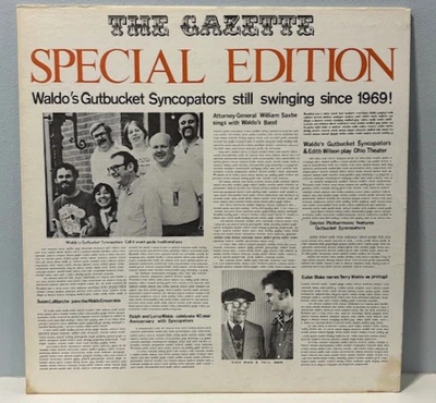 Terry Waldo RARE 1981 Vinyl Album Special Edition Waldo's Gutbucket Syncopators - Image 1 of 4