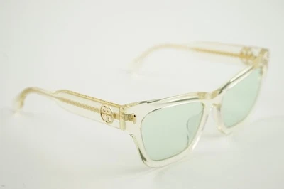 ¡Nuevo! Tory Burch TY 7208U 1952/M1 54-17-140 3F-0F translúcido transparente/verde claro? Foto 1 de 4
