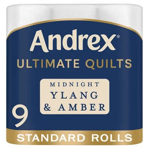 Andrex Ultimate Quilts Midnight Ylang & Amber 9 Rolls - Picture 1 of 1